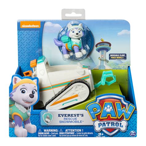 Paw Patrol Everests Rescue Snowmobile Vehicle And Figure Buy Online