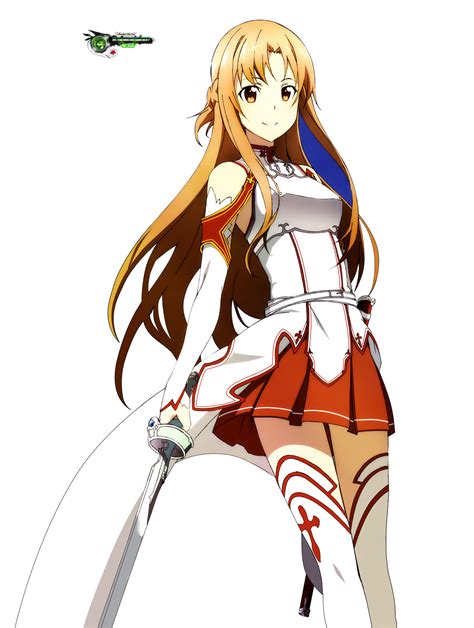 Sword Art Onlineasuna Yuuki Battle Kakoiii Pose Hd Render Ors Anime