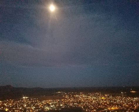 Soaring Over El Paso At Night Is A Beautiful Sight To See