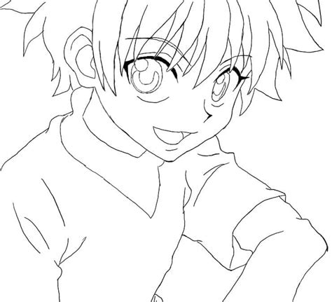 Cute Killua Coloring Page Anime Coloring Pages Porn Sex Picture