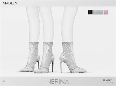 Mj95s Madlen Nerina Boots Sims 4 Teen Sims Cc Lizzy Shoes Mia Boots