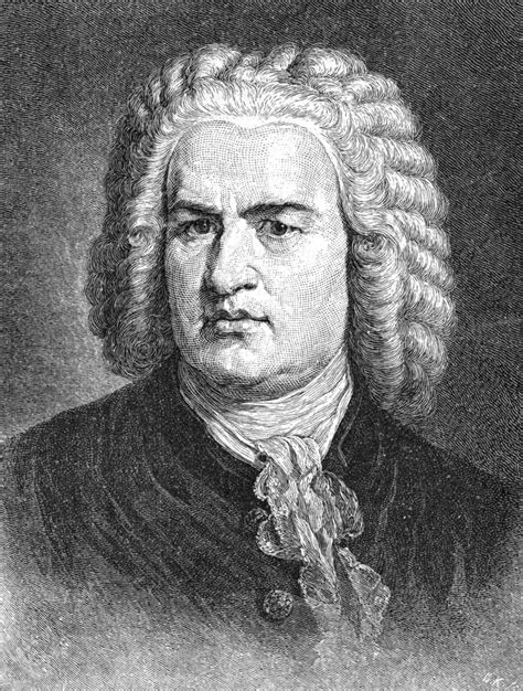 Johann Sebastian Bach N1685 1750 German Organist And Composer Line