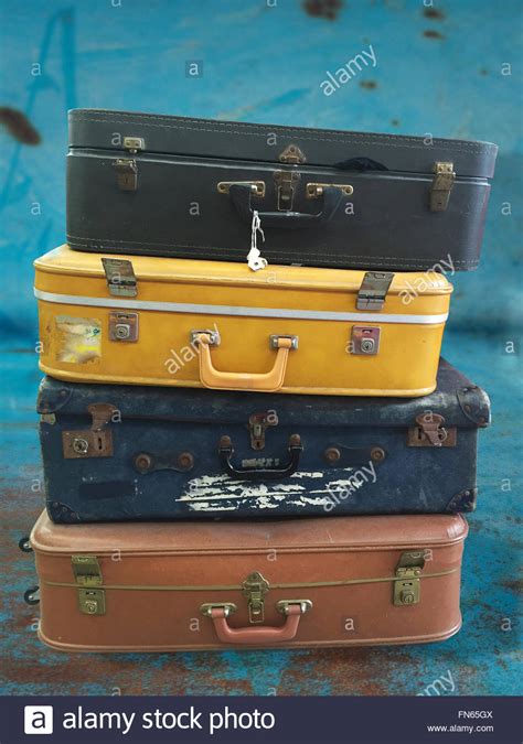 Stacked Suitcases Stock Photos And Stacked Suitcases Stock Images Alamy