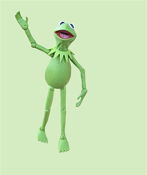 Kermitfrogmuppetaction Figuregreen Free Image From