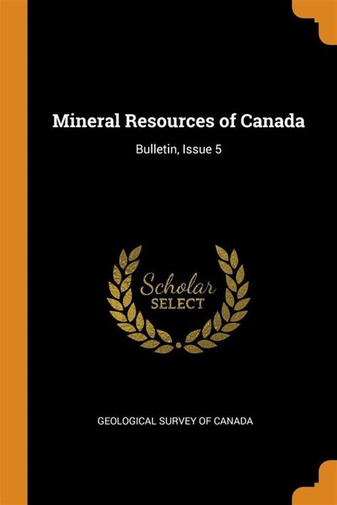 Mineral Resources Of Canada Geological Survey Of Canada Książka W
