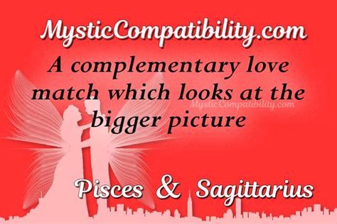 pisces sagittarius compatibility mystic compatibility