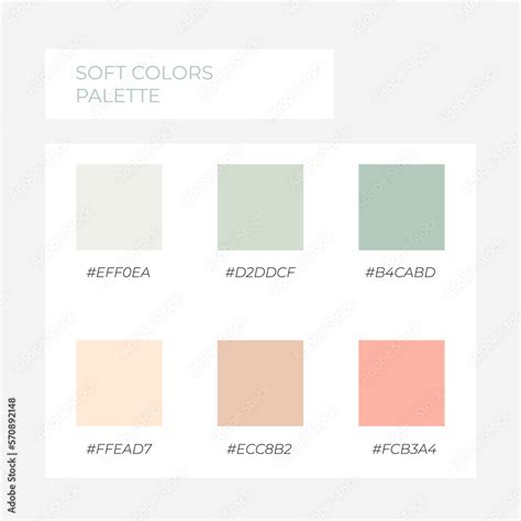 Nude Pastel Palette Trendy Pallete Of Color Cozy Color Pallete