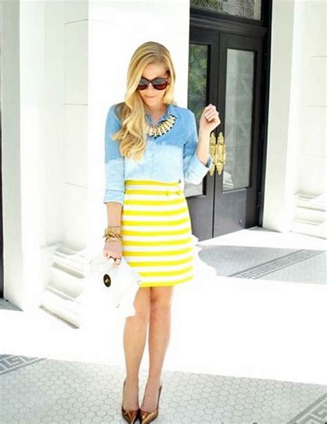40 Trending Striped Skirt Outfits For 2016 Cute Fashion Look Fashion Fashion Models Womens