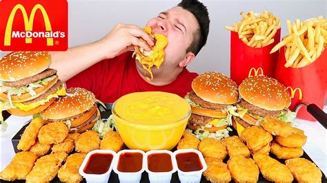 Extra Cheesy McDonald S MUKBANG YouTube