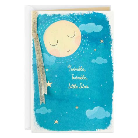 Twinkle, Twinkle, Little Star New Baby Card - Greeting Cards - Hallmark