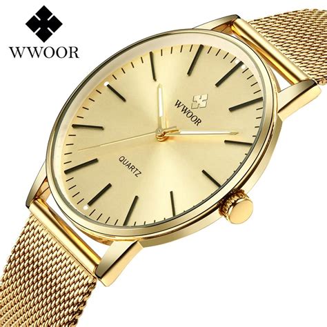 Aliexpress Com Buy Wwoor Wrist Watch Men Top Brand Luxury Famous Male