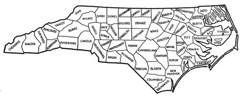 North Carolina Counties 1840 Ncpedia