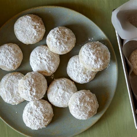 A little relic from the holidays to share with you today — these almond crescent cookies (or moon cookies, as we called them. Almond Snowball Cookies Recipe | Food Network Kitchen | Food Network