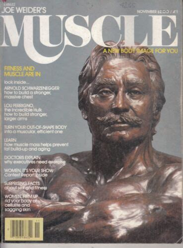 Joe Weider S Muscl And Fitness Nov 1979 Lou Fessigno Mandy Tanny [577] Magazine Ebay