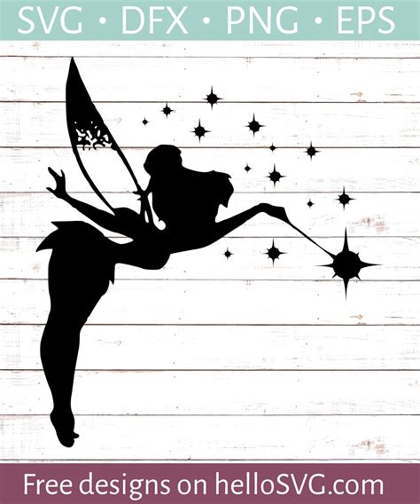 Tinkerbell Silhouette 3 Svg Free Svg Files