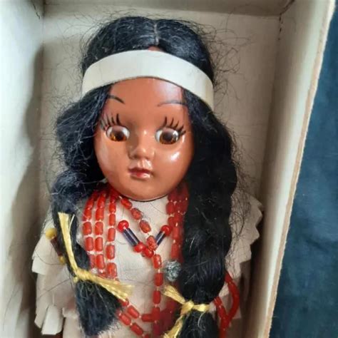 Vintage Minnehaha Native American Indian Princess Doll 2300 In Orig Box 1800 Picclick