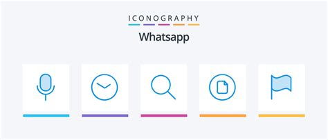 Whatsapp Blue 5 Icon Pack Including Flag Ui Search Basic Document