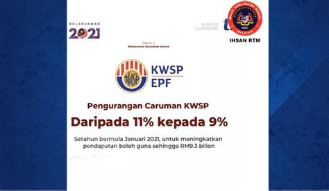 Tarikh pengumuman kadar jumlah dividen kwsp 2020 epf telah diumumlan oleh kumpulan wang simpanan pekerja atau kwsp pada 27 februari 2021. BELANJAWAN 2021:Caruman KWSP dikurangkan kepada 9% ...