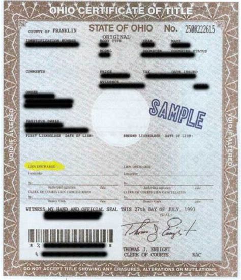 Transfer on death (tod) as the sole owner of a motor vehicle, watercraft, or outboard motor, an individual may designate a beneficiary or beneficiaries to an ohio title with a signed and notarized affidavit to designate a beneficiary (form bmv 3811) submitted to a county clerk of courts title office. Car Selling in Ohio: 4 Legal Tips to make an Easy Sale