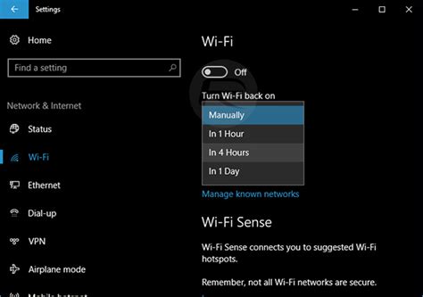 How To Automatically Turn On Wifi In Windows 10 After Few Hours