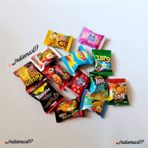 Jual Magnet Tempelan Kulkas Refrigerator Kemasan Indomie Samyang Snack Taro Piatos Cheetos