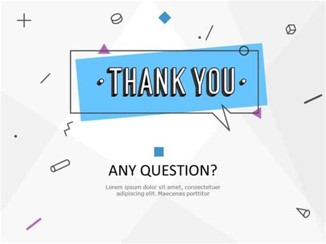 Thank You Slide With Questions Powerpoint Template Slideuplift Gambaran