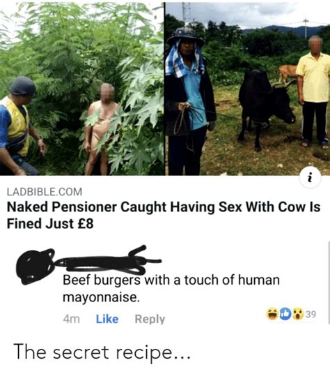 I Ladbiblecom Naked Pensioner Caught Having Sex With Cow Is Fined Just