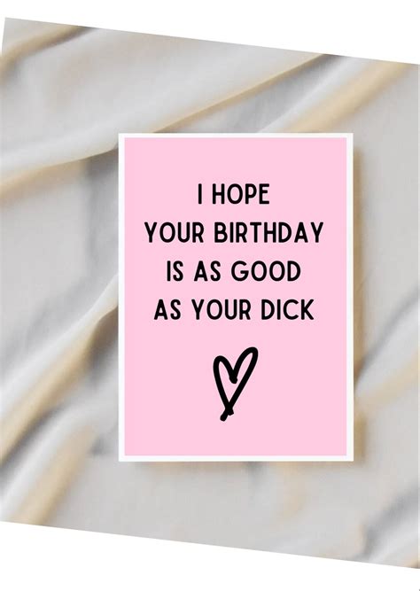 Dirty Birthday Card For Him Raunchy Birthday Card For Husband Boyfriend Birthday Card Witty
