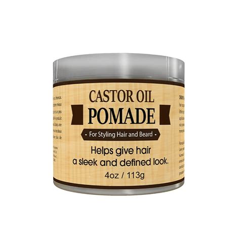 Okay Men Castor Oil Beard And Hair Pomade For Styling Hair And Beard