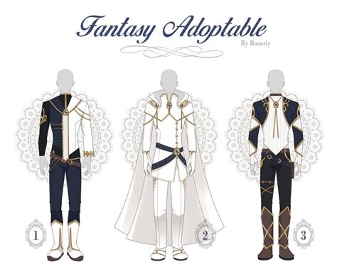 Closed Adoptable Fantasy Outfit 16 By Rosariy Fantasy Clothing