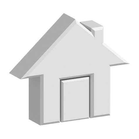 3d House Icon 19922823 Png