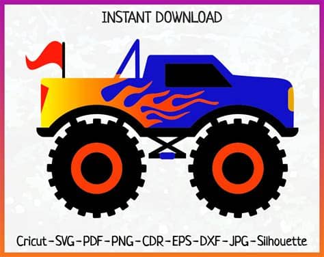 Are you searching for monster truck png images or vector? Monster Truck SVG Truck Silhouette dxf pdf png Boys Cricut ...