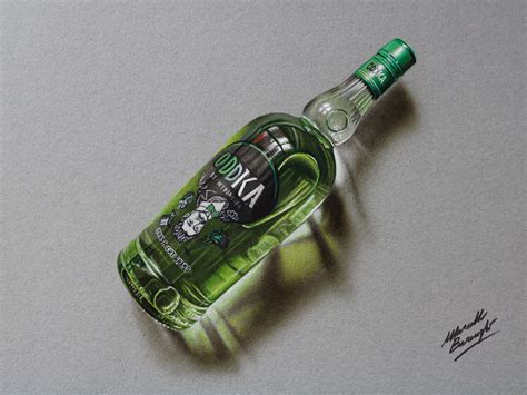 Voir plus d'idées sur le thème vodka, animaux albinos, bouteille d alcool. Timelapse : Il dessine une bouteille de vodka extrêmement ...