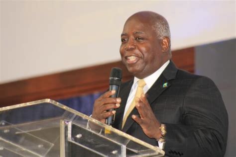 Prime Minister And Plp Leader Davis At One Year Anniversary Service