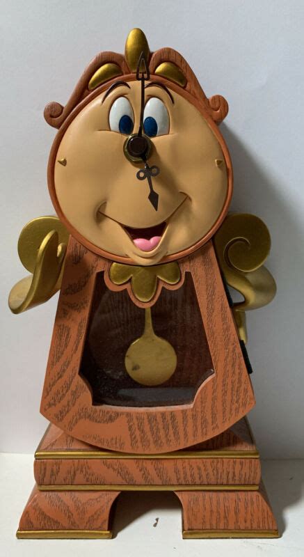 Disney Parks Beauty And The Beast Cogsworth Clock Antique Price