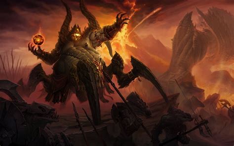 Wallpaper Digital Art Video Games Fantasy Art Dragon Demon