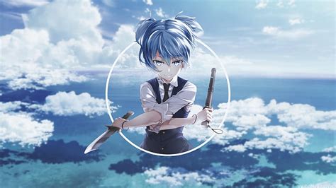 Hd Wallpaper Anime Shiota Nagisa Picture In Picture Assassination