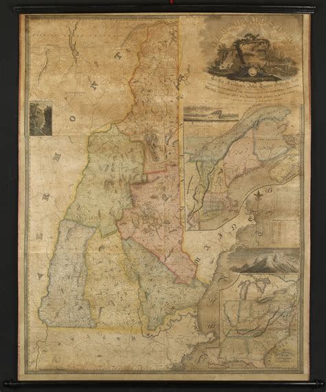 A Monument In The Mapping Of New Hampshire Rare And Antique Maps