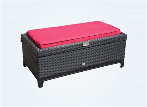 Who doesn't love lounging about in the outdoors, feeling the breeze in the air while sipping a glass of red wine? resin-wicker-outdoor-storage-bench-with-cushion - Awesome ...
