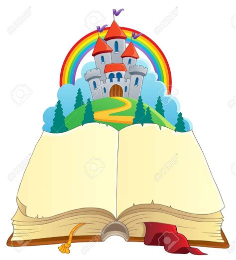 Fairy Tale Book Theme Image 1 Vector Illustration Royalty Free