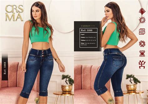 1088 100 Authentic Colombian Push Up Jeans By Carisma Jeans Jdcolfashion Flatten Tummy