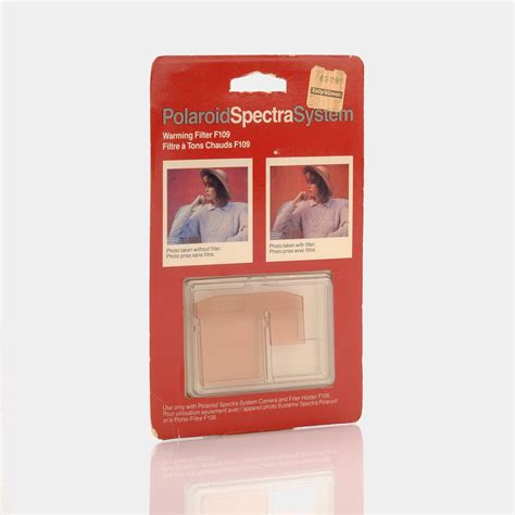 This Accessory Is For Spectra Cameras Only The Warming Filter