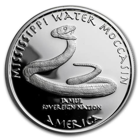 Buy 2017 1 Oz Silver Proof State Dollars Mississippi Water Moccasin Apmex
