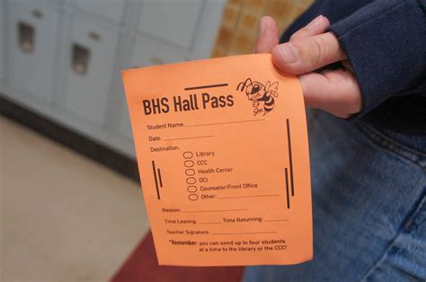 Hall Passes A Small Bother Helps Restore Campus Order — Berkeley High