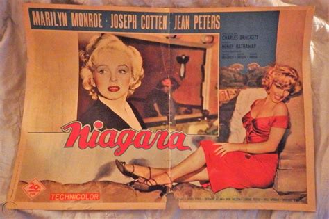 1960 Niagara Movie Poster Marilyn Monroejoseph Cotton Italian