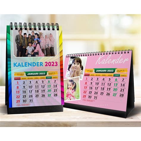 Jual Kalender Duduk Kalender Meja Kalender Duduk 2023 Kalender