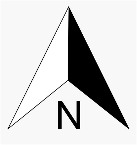 North Compass Arrow Clip Art - North Sign Png Hd , Free Transparent