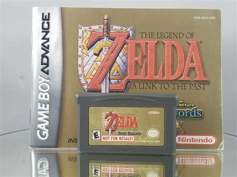 Game Boy Advance The Legend Of Zelda A Link To The Past Four Swords Not