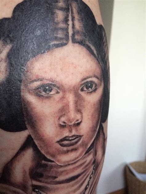 Princess Leia Tattoo Close Up Princess Leia Tattoo Tattoos Princess Leia