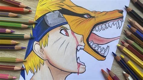 Como Desenhar O Naruto E A Kurama Passo A Passo Nunca SerÁ Um Adeus